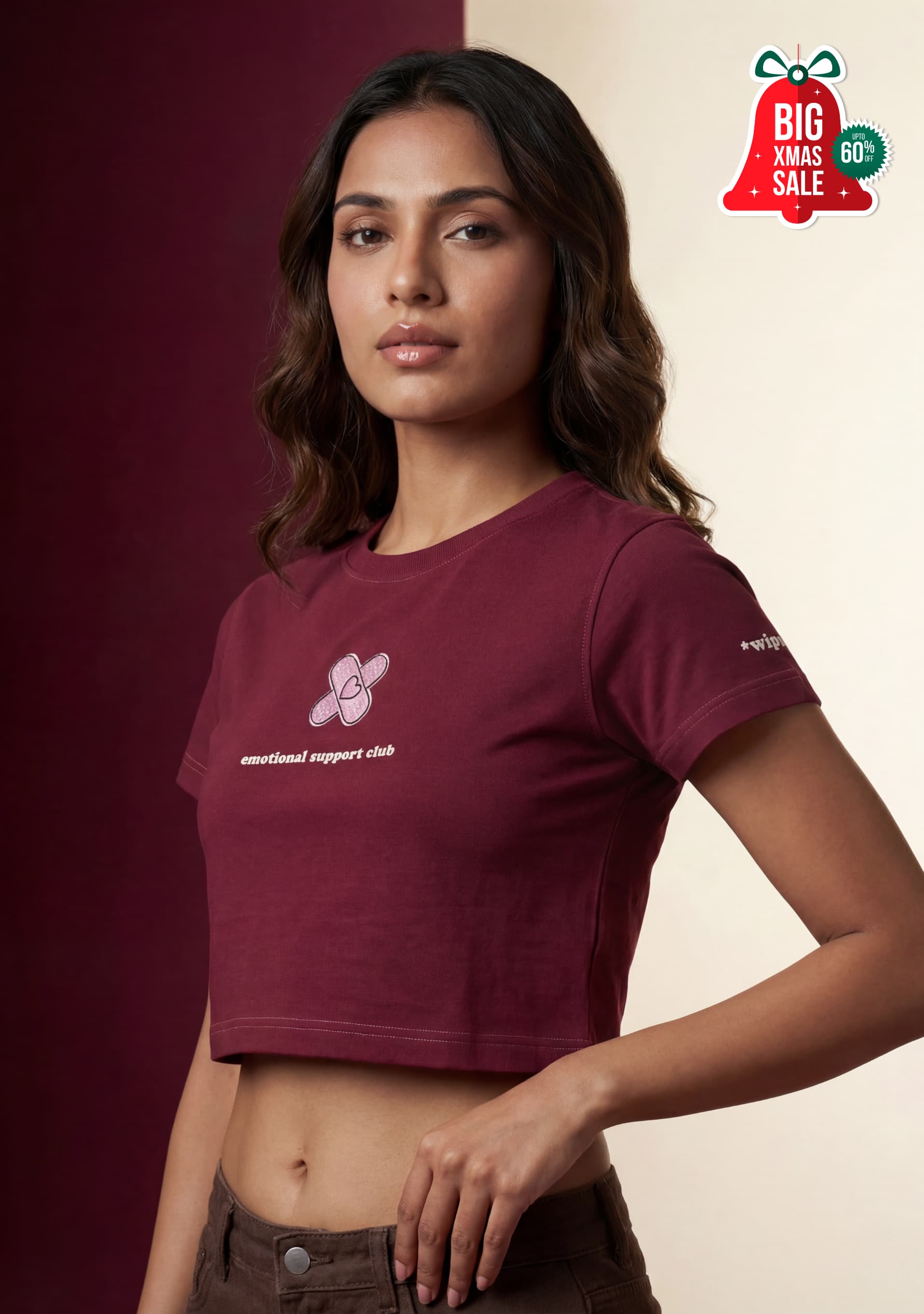 Damage Control (Red) Crop Top