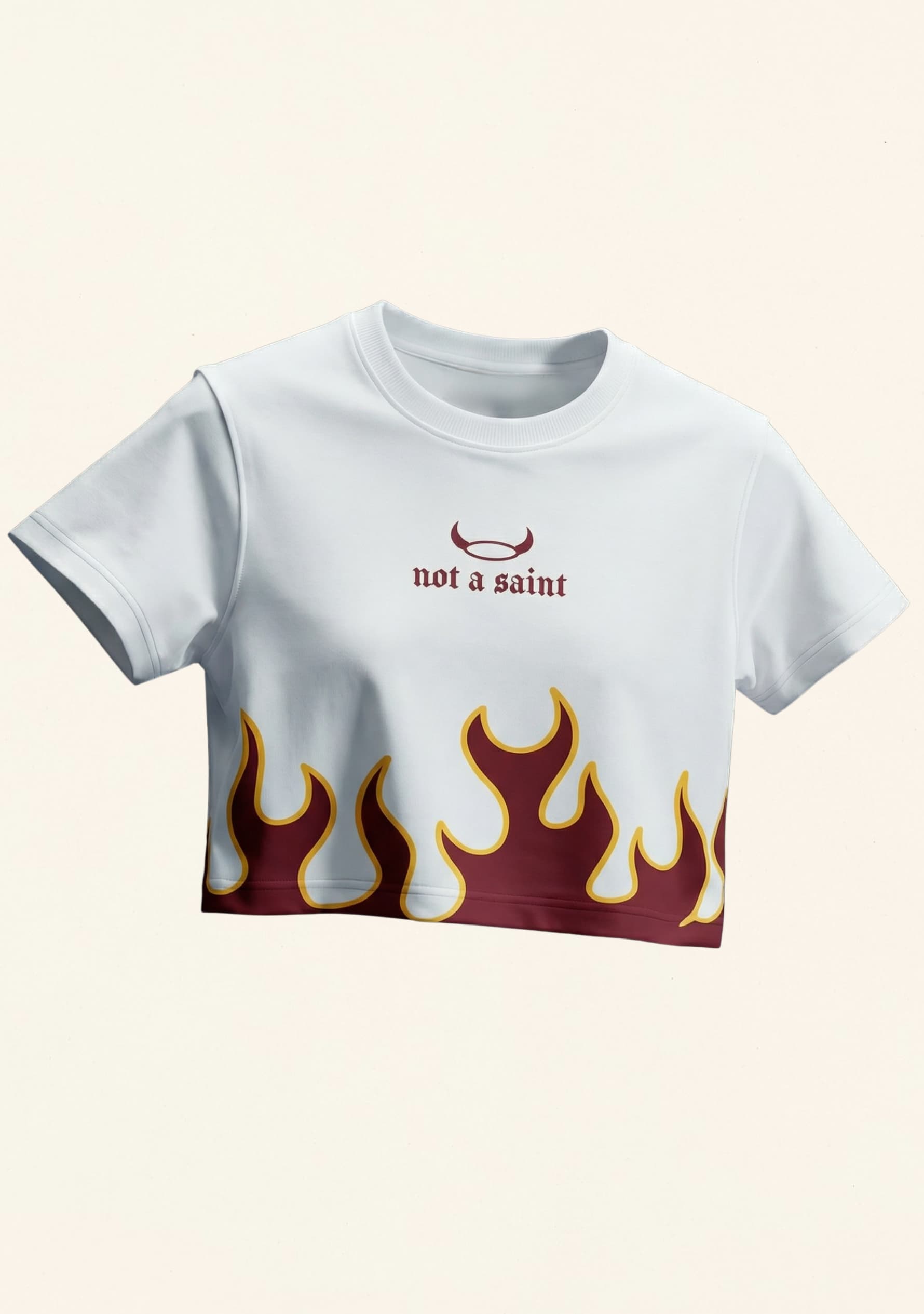 Not a Saint - Crop Top