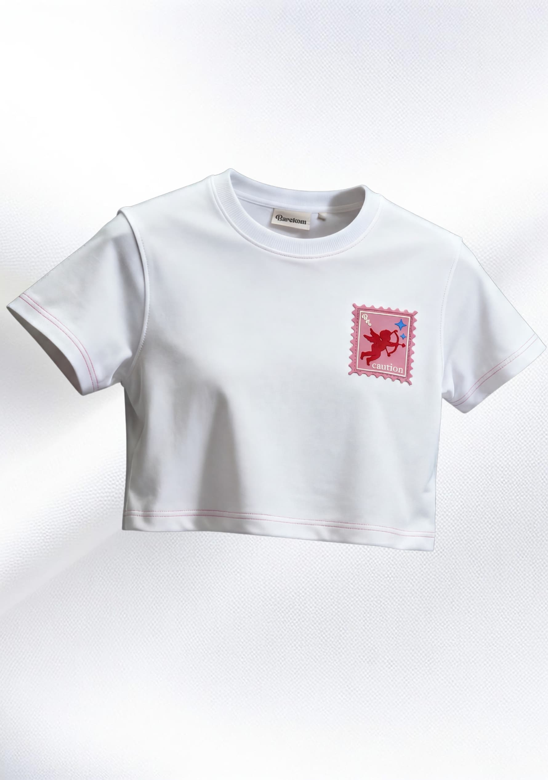 Cupid’s Problem (White) Crop Top