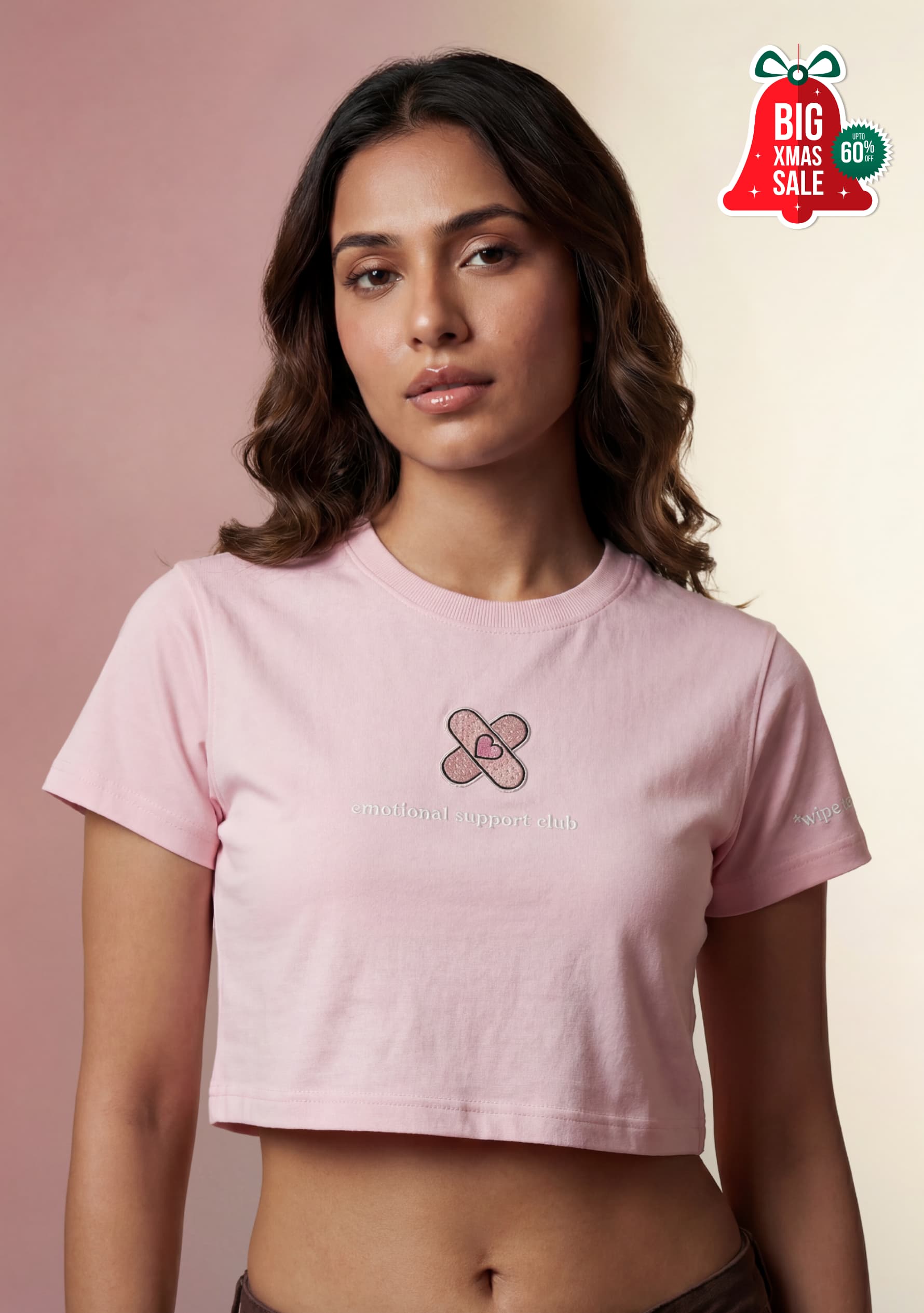 Damage Control (Pink) Crop Top