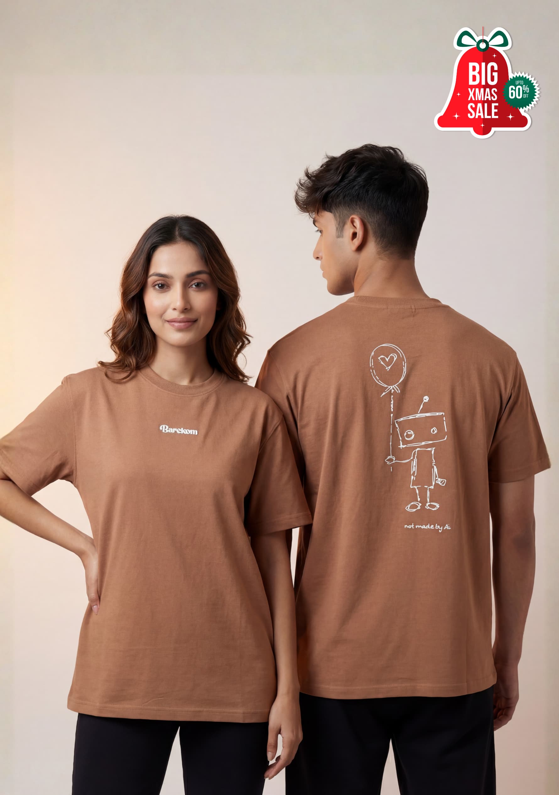 For the Human Kind (Brown) Oversized Fit